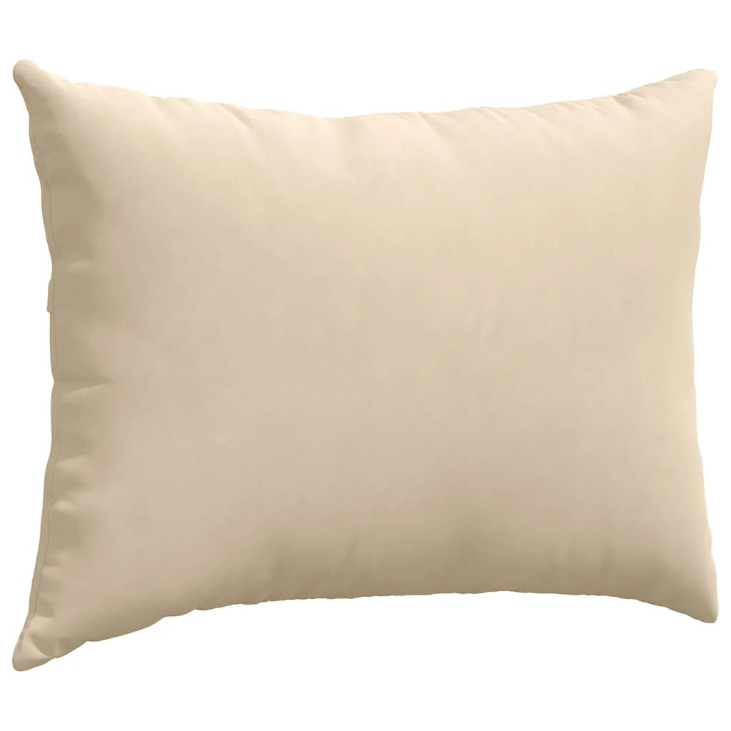 Cuscini da Divano 2 pcs Crema 70 x 50 cm Tessuto 42013772