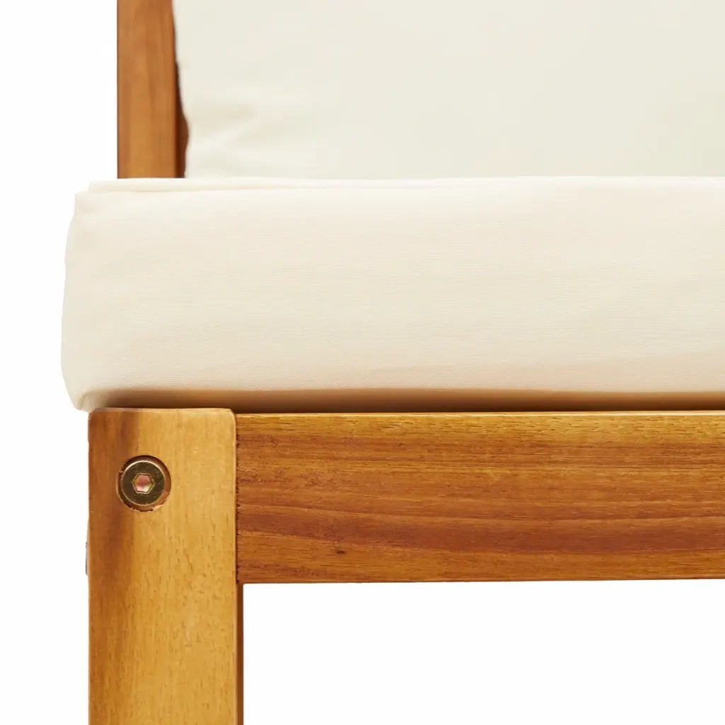 Divani da Giardino Angolari con Cuscini 2 pz in Legno di Acacia e Rattan 3278922