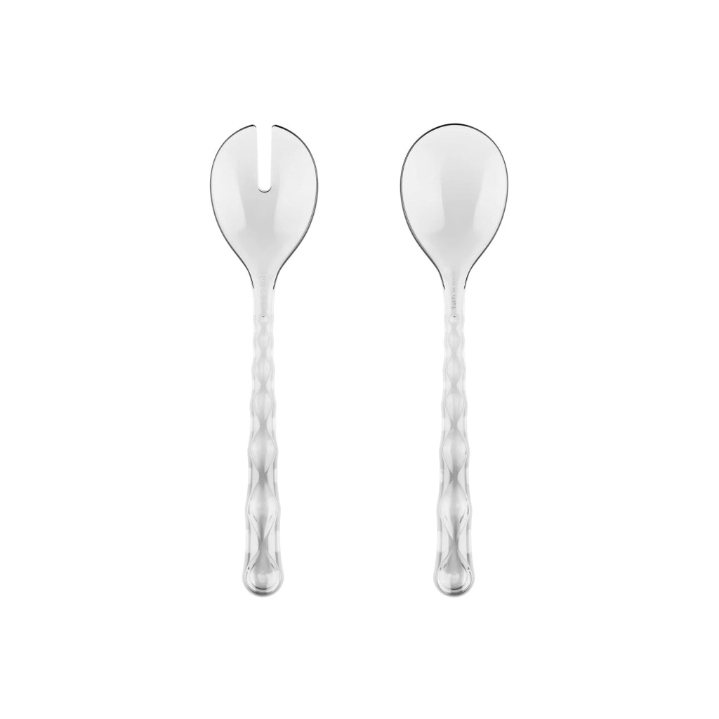 Posate Vanity per insalata trasperenti 27,5x6,3 cm