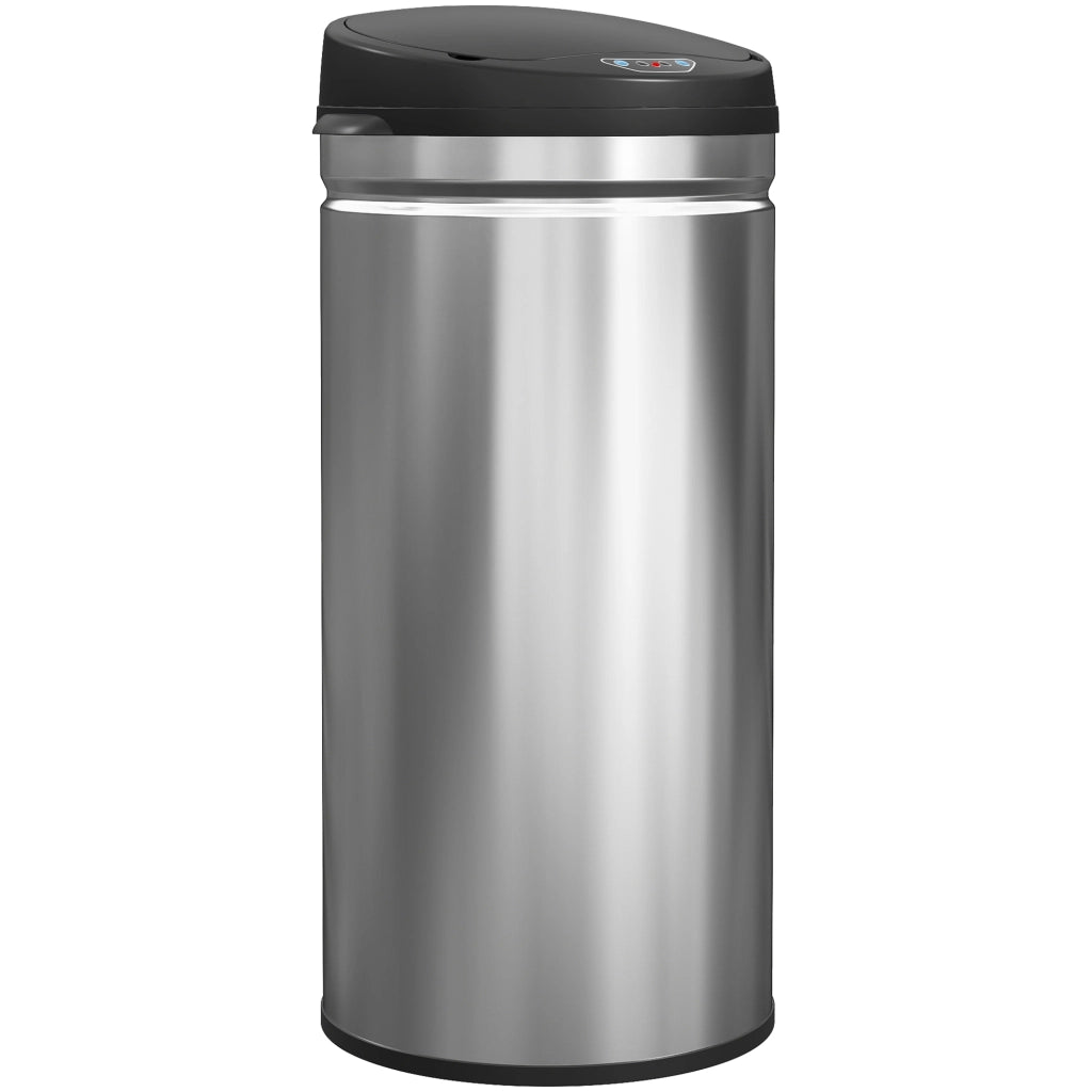 Bidone per cucina 42L ¨C Minimal ¨C acciaio inox 30.5x30.5x68cm argento