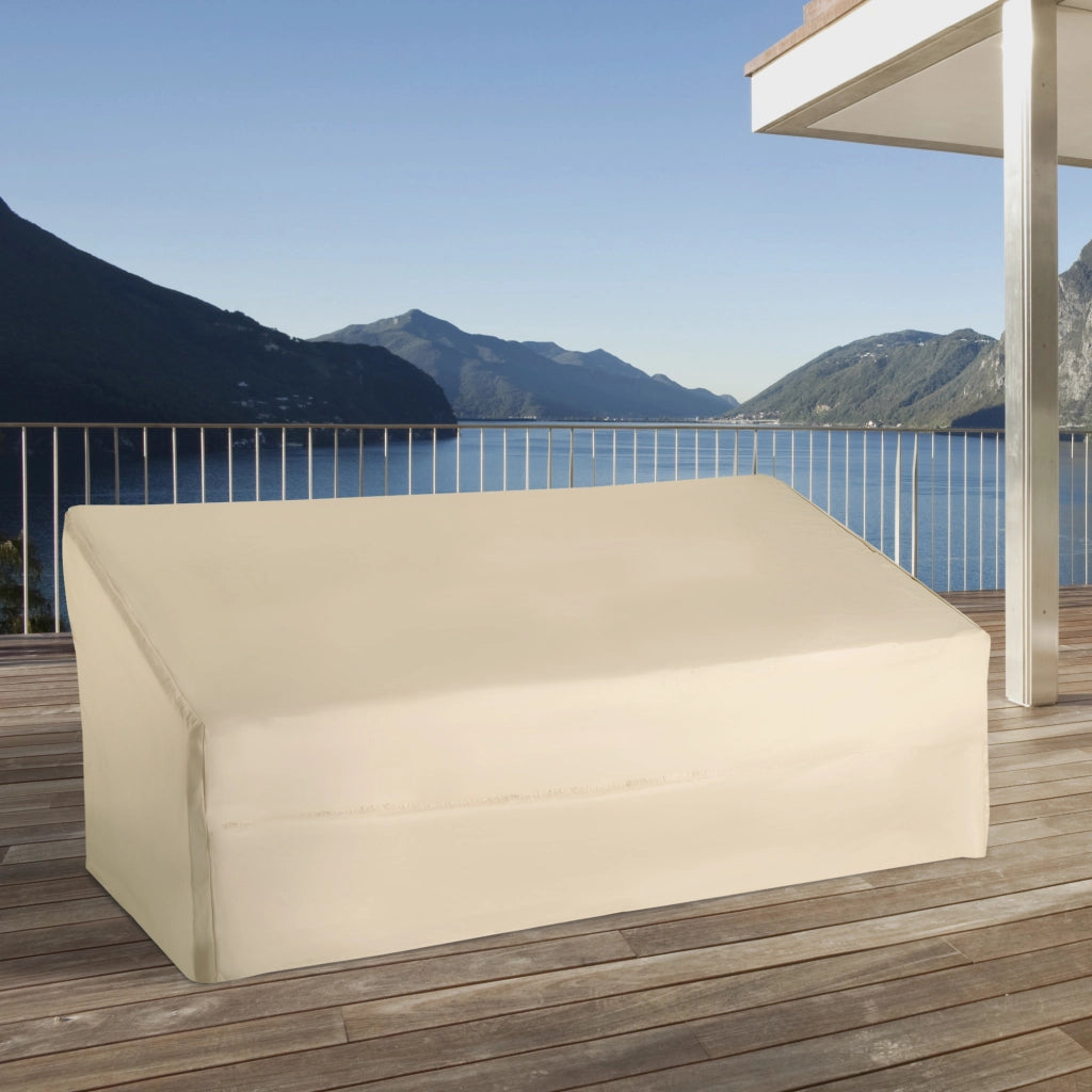 Copri Divano 3 Posti Impermeabile ¨C Minimal ¨C Beige 218x111x101 cm
