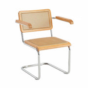 LÚZETE - POLTRONA WEBSTER RETTA RATTAN NATURALE
