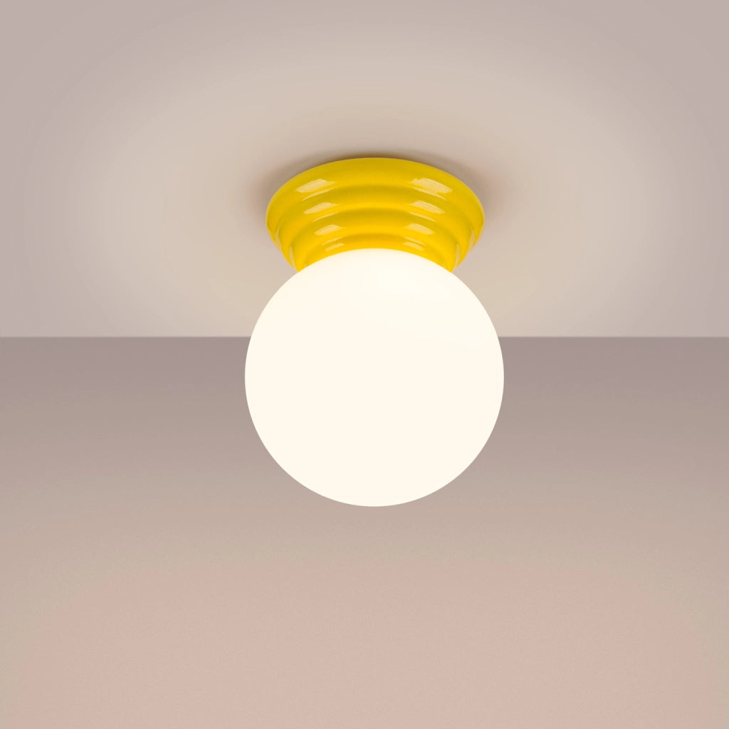 Lampada da soffitto ZORI giallo IP44