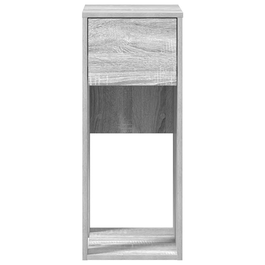 Supporto a Torre per Computer con Cassetto Grigio 30x44x74 cm 858736