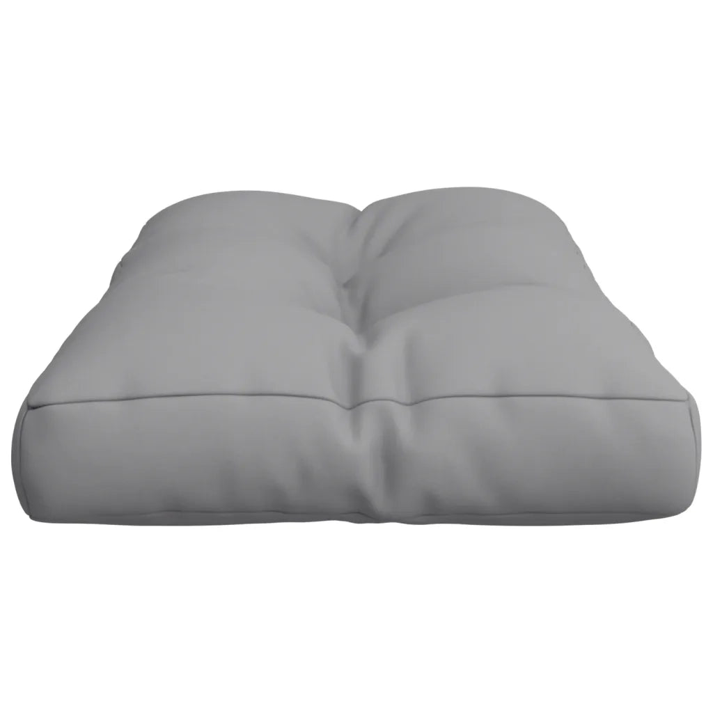 Cuscino per Pallet Grigio 80x40x12 cm in Tessuto 360602