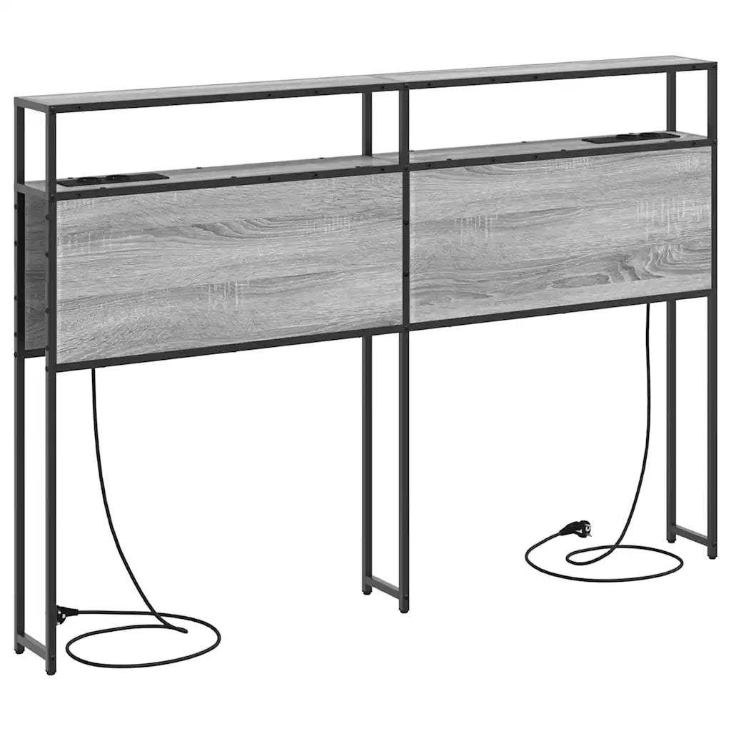 Testiera | Testata contenitore Grigio sonoma Legno multistrato