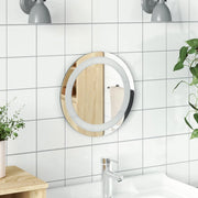Specchio da bagno LED Trasparente Ø 30 cm vetro temperato 42045844