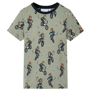 Pigiama da Bambino a Maniche Corte Cachi Chiaro 104 CFW9562235