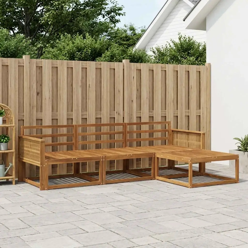 Set di divani da esterno 4 pcs Naturale 3382467