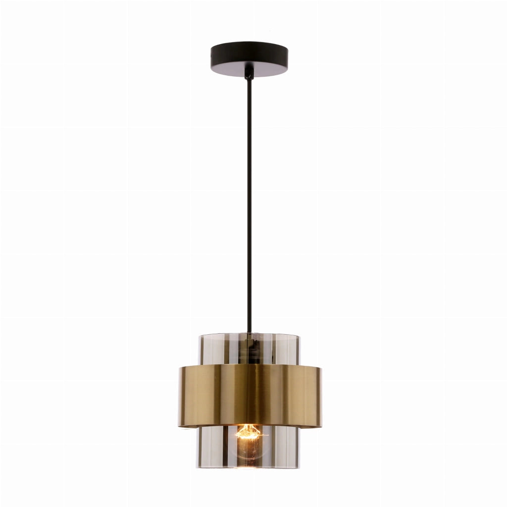 Lampada a sospensione Candellux Spiega E27 Ø18 ottone