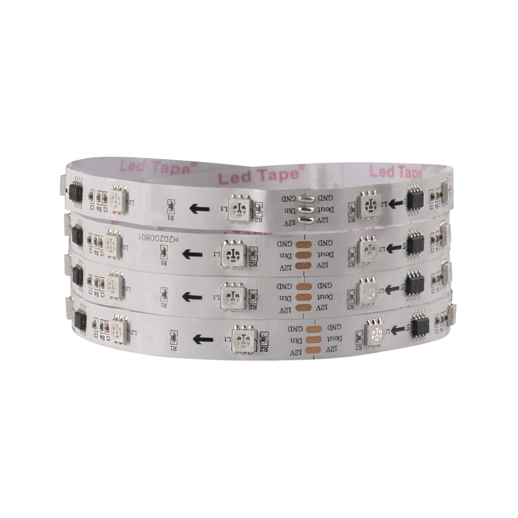 Kit striscia LED RGB Magic 5m 12V IP20 con telecomando Polux