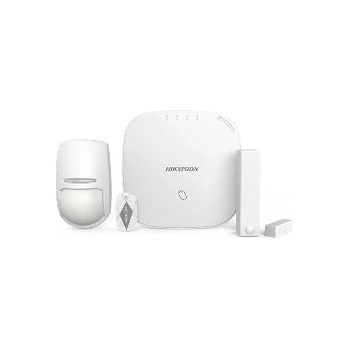 Hikvision DS-PWA32-NGT Kit Sicurezza Domestica Intelligente GPRS Wi-Fi 868 MHz 32 Ingressi con Sensore PIR Contatto Magnetico Tag MIFARE