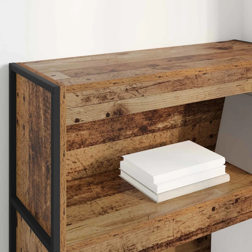 Armadio per Libri Legno vecchio 80 x 30 x 121 cm 886418