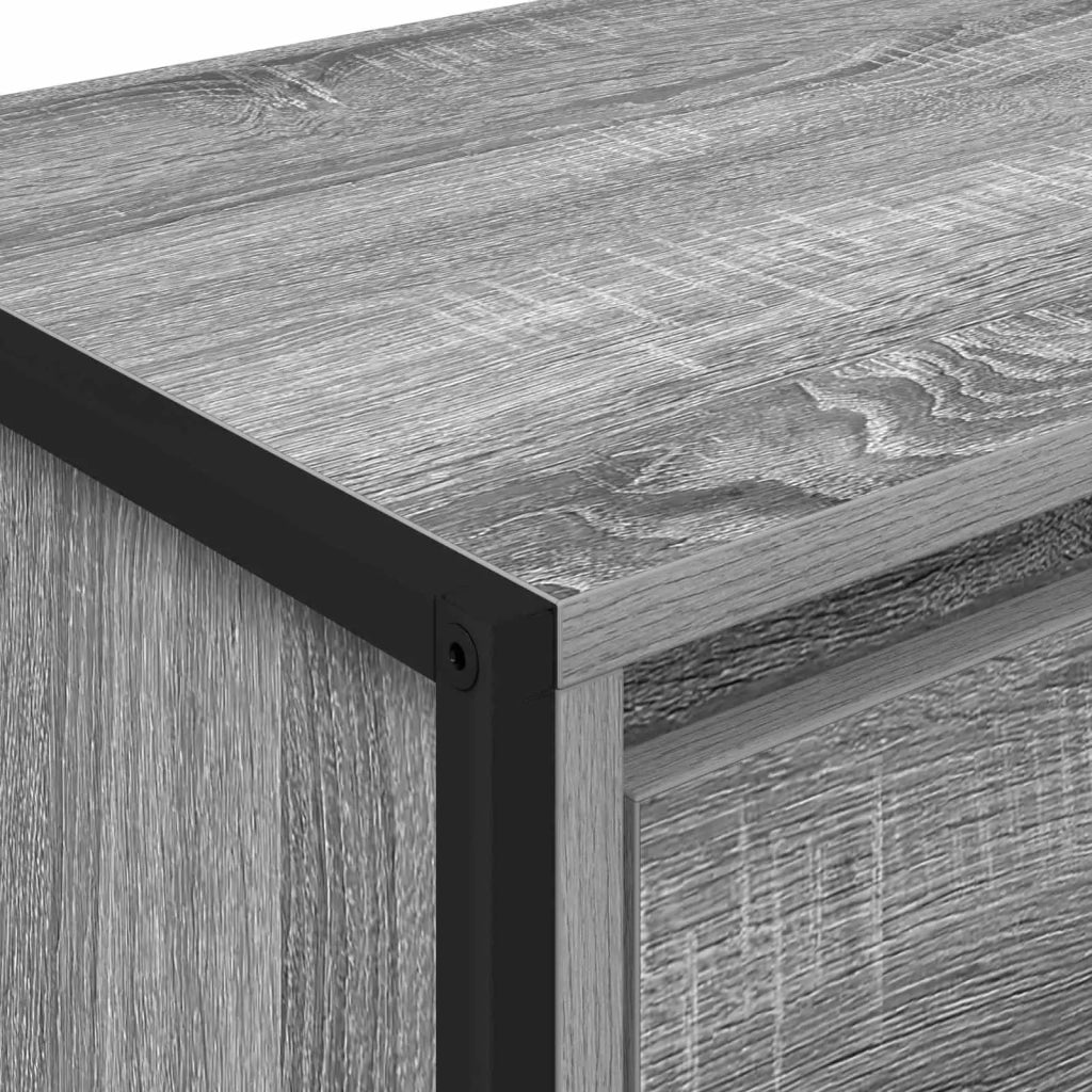 Comodino | Armadio da Notte | Mobiletto da notte Grigio Sonoma 39,5 x 30 x 50 cm Legno multistrato
