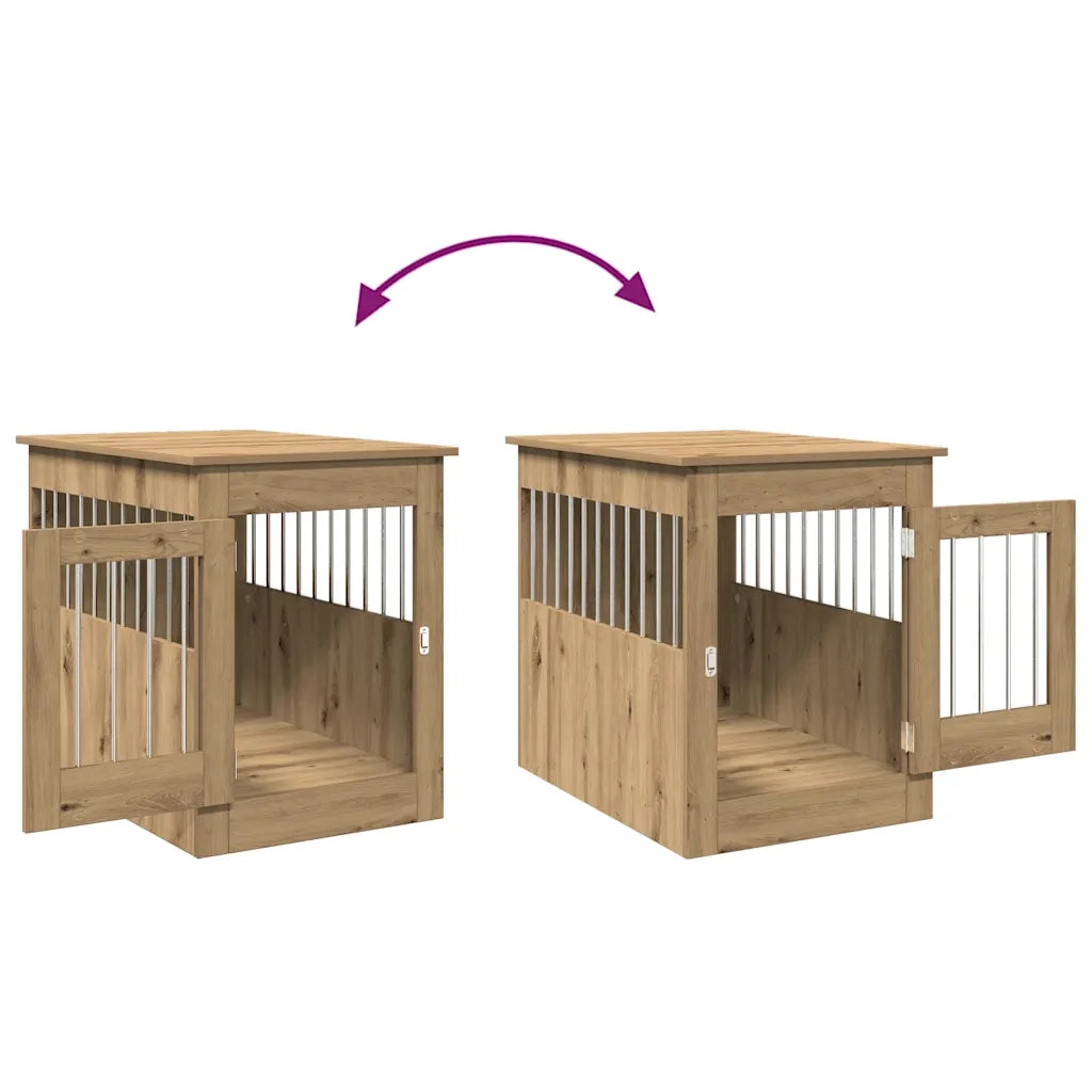 Gabbia Cani Arredamento Rovere Artigianale Legno Multistrato CFW8307344