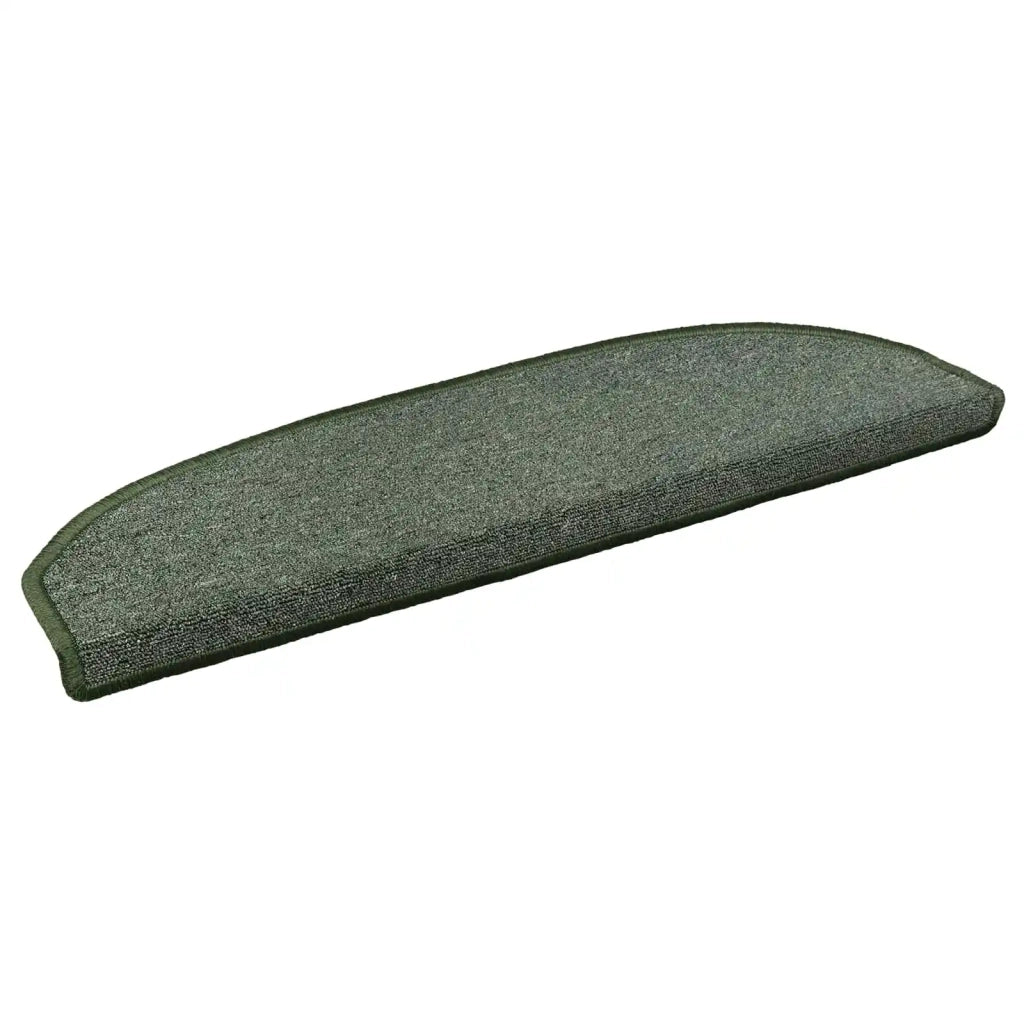 Tappetini per scale autoadesivi 15 pz | Gradini per Scale Verde Scuro