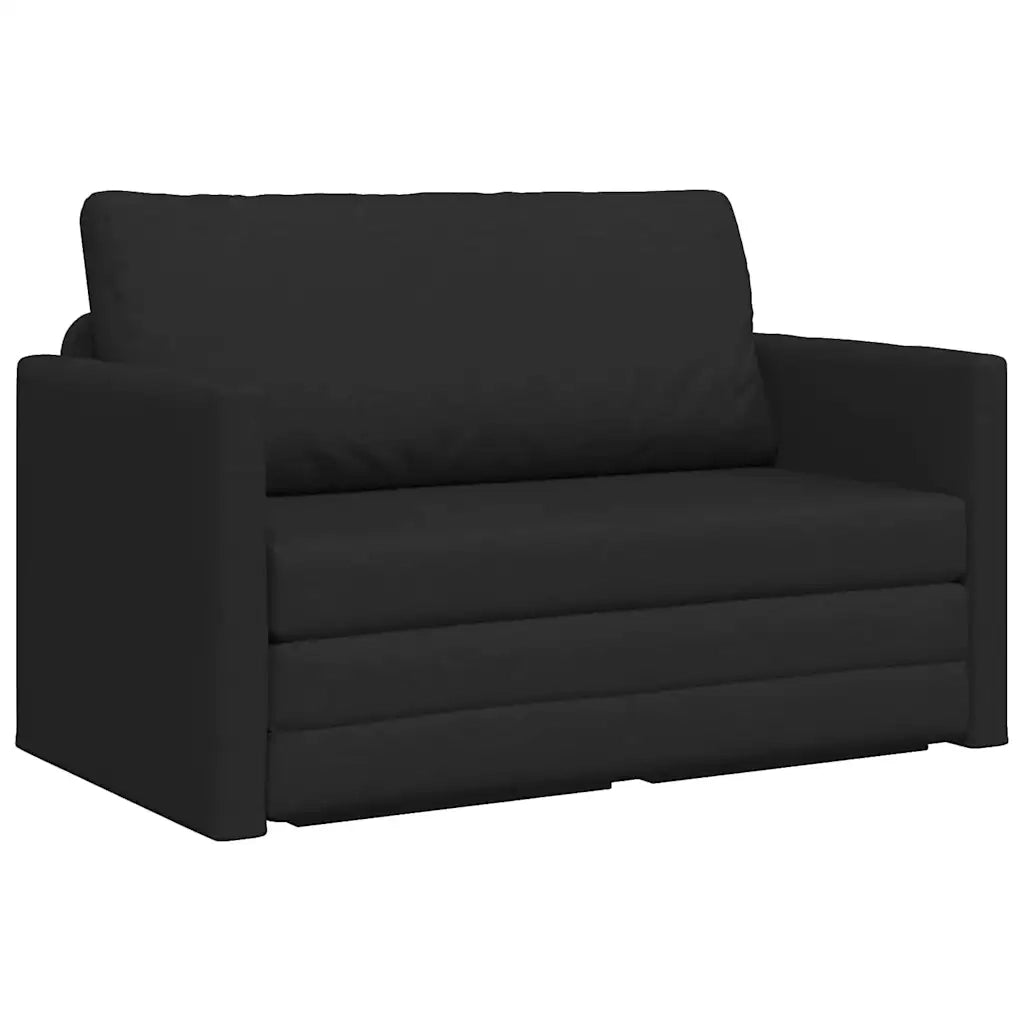 Divano letto | Sof¨¤ letto | Letto singolo 110cm Nero Tessuto