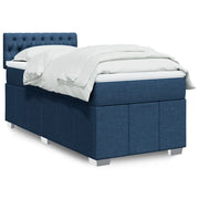Giroletto a Molle con Materasso Blu 100x200 cm in Tessuto 3286992
