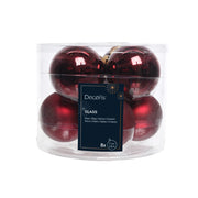 Box 8 Palline Vt luc/opac Sangue di bue d7cm