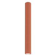 Lampada da soffitto KARBON 60 rosso ocra