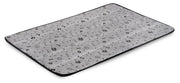 AIO FACTORY 80x60 cm Tappetino per cuccia per cani impermeabile Ossa nere