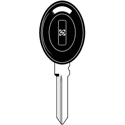CHIAVE AUTO TATA TAT3RP  SILCA - OTTONE NICHELATO- 5 pezzi