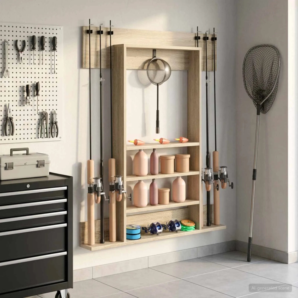 Supporto per stecche da biliardo Legno ingegnerizzato Sonoma 3429718