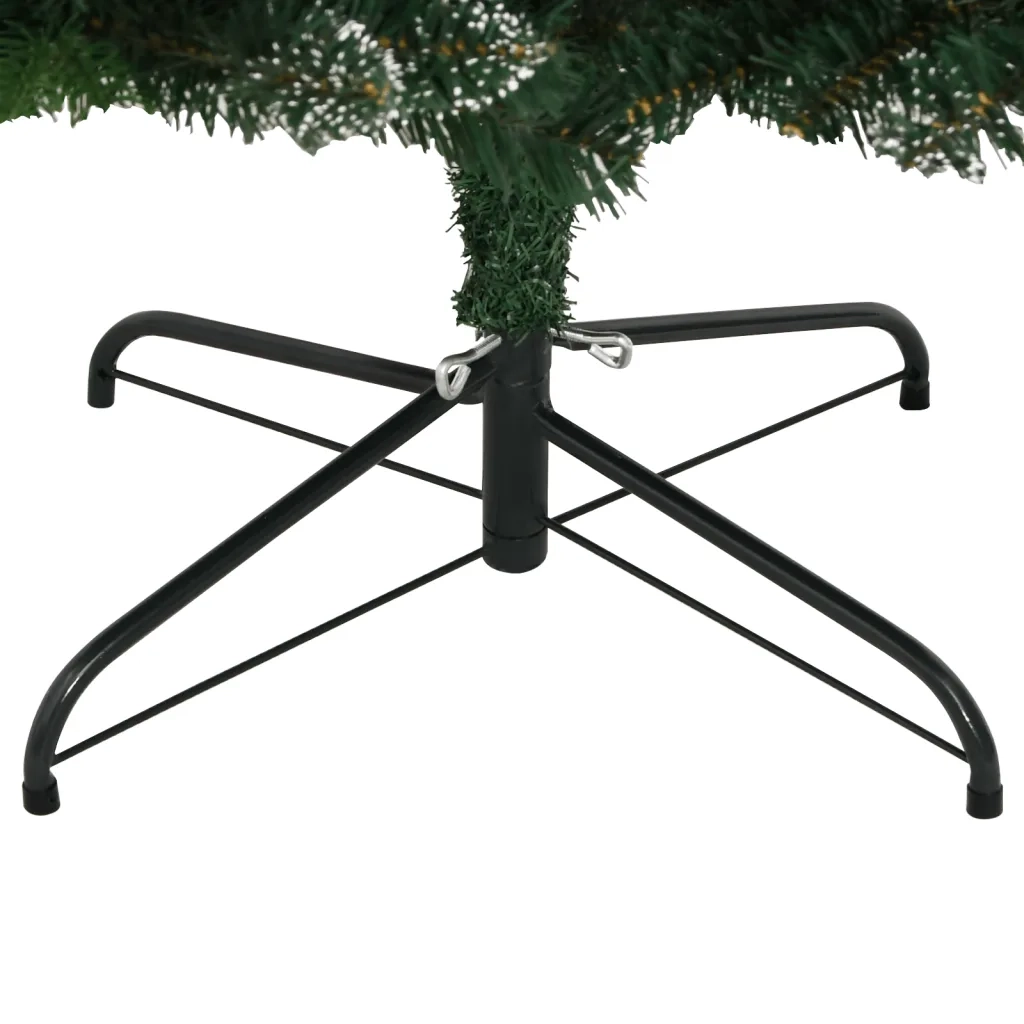 Albero Natale Artificiale Incernierato con Bacche Rosse 180 cm 356733