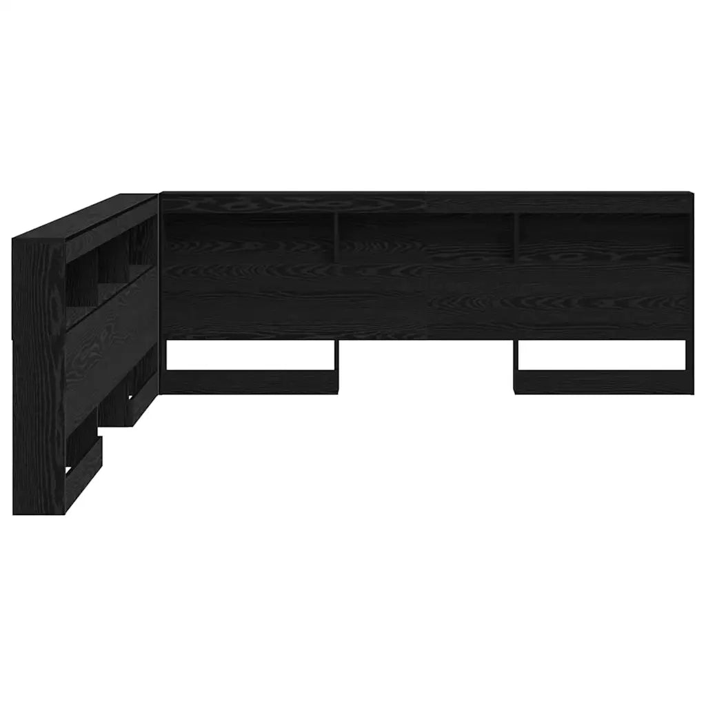 Testata contenitore Rovere Nero 180 cm Legno multistrato 3335510