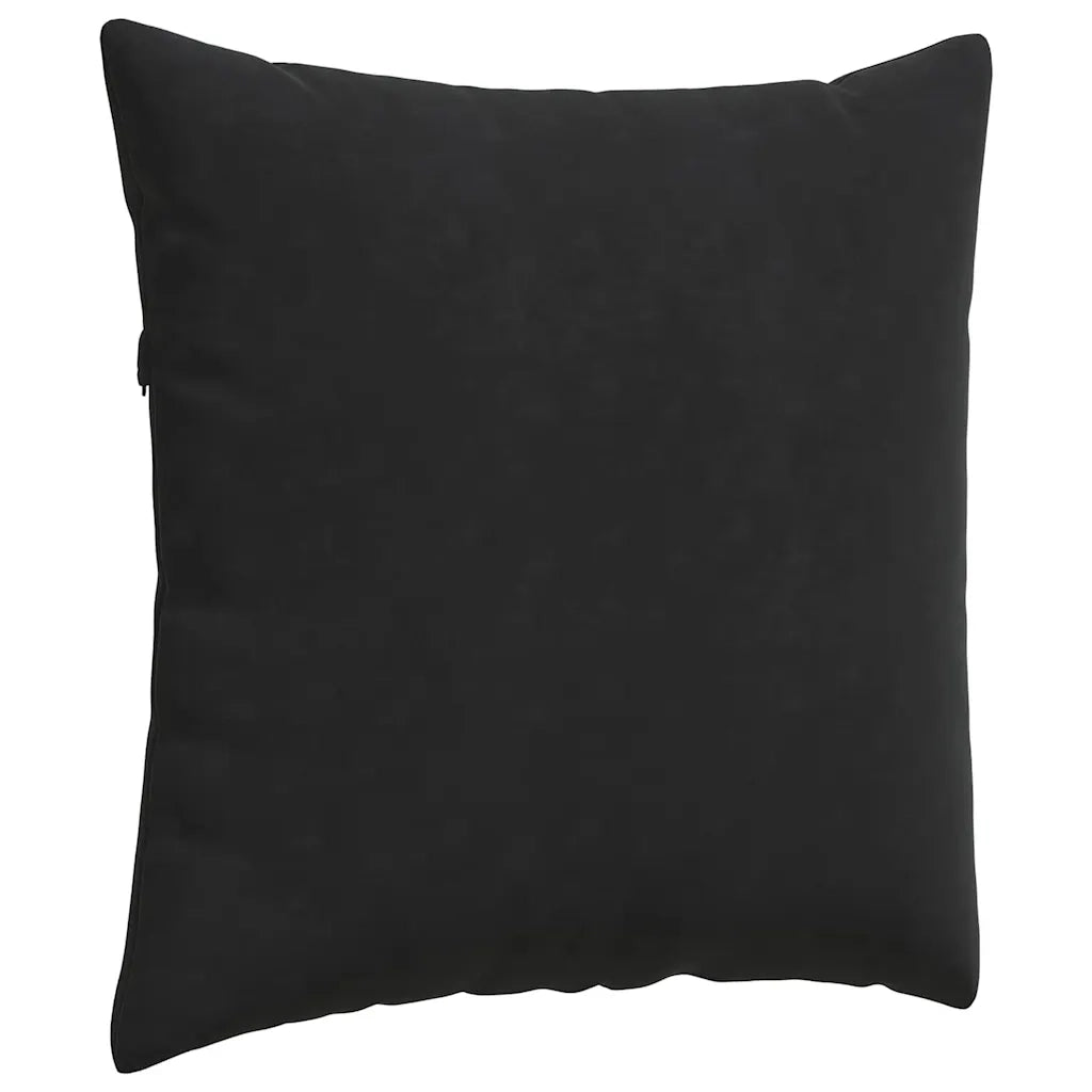 Cuscini da Divano 2 pcs Nero 60 x 60 cm Tessuto in Cords 42014020