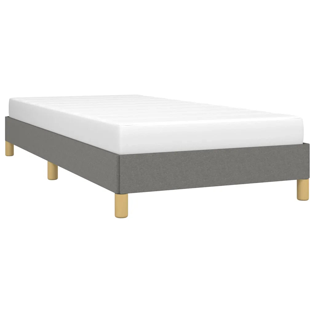 Giroletto senza Materasso Grigio Scuro 80x200 cm Tessuto 346771