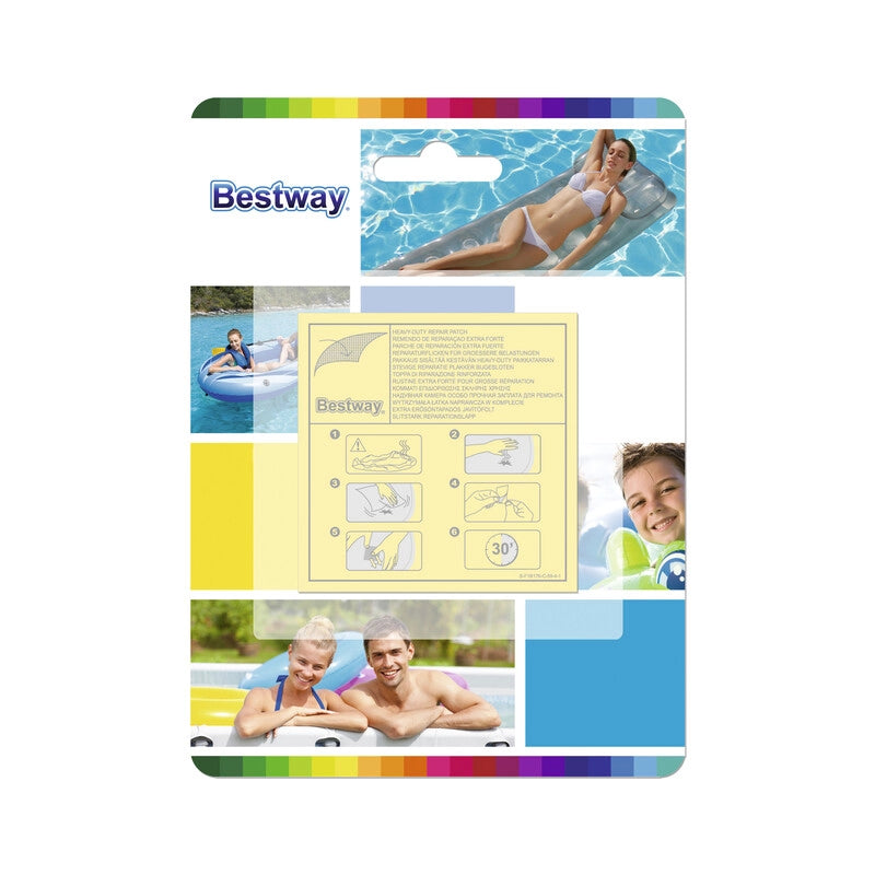 KIT 10 TOPPE RIPARAZIONE PISCINA HEAVY-DUTY 62068