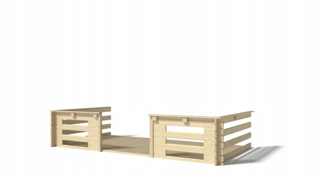 Veranda - 8 m2 - 4m x 2m - colore: naturale - DOM18 - ALTANKA
