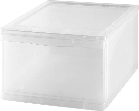 Cassetto Aperto in Plastica Translucida 20L