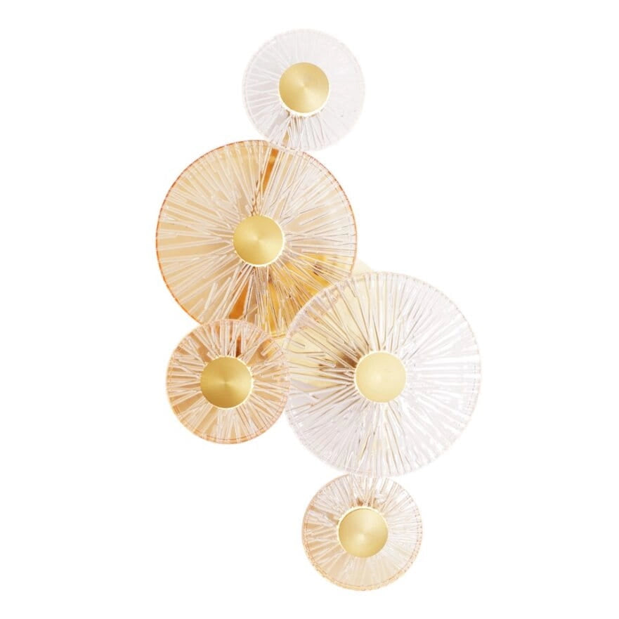 Applique ALLURE Maxlight 5 sfere vetro oro LED 25W 3000K