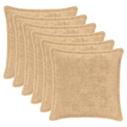 Federa 6 pcs HOUTEN Crema 30 x 30 cm 916010
