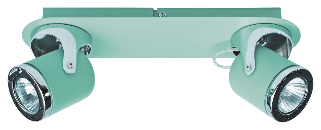 Faretto parete/soffitto menta 2xGU10 Rabalux April