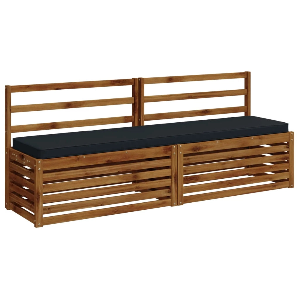Cuscino per Panchina a 1 Pezzo VUGHT 100% Poliestere Blu Scuro 951528