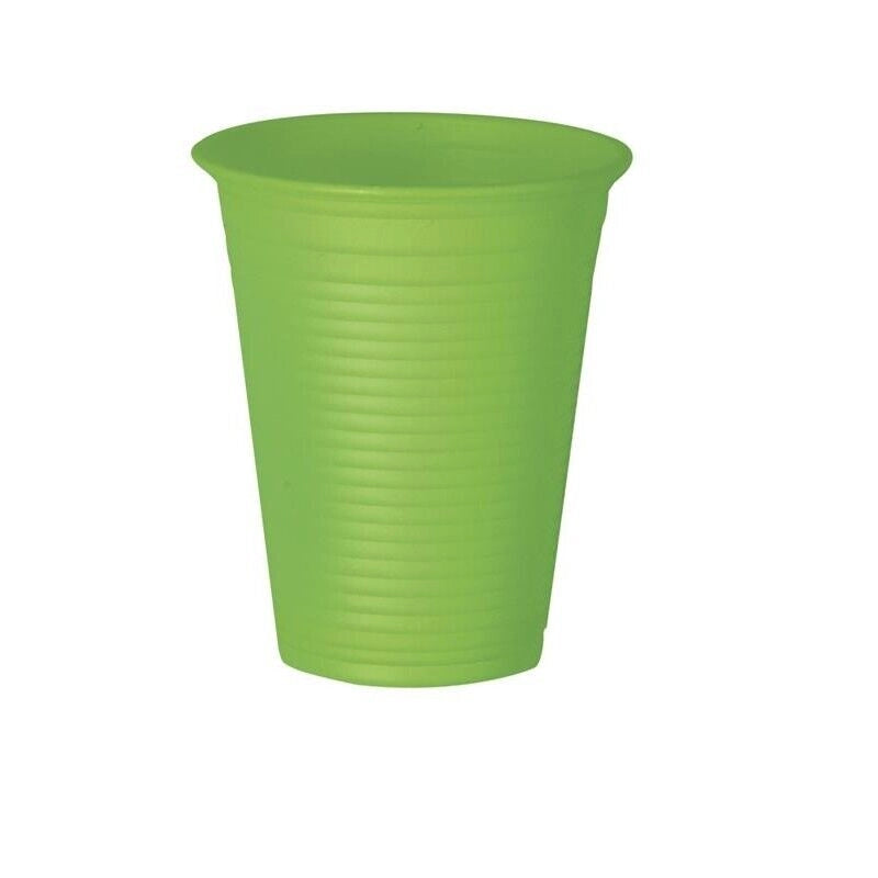 MAURY'S BIOPLASTIC BICCHIERI 200ML 50 PEZZI IN COLORAZIONE VERDE