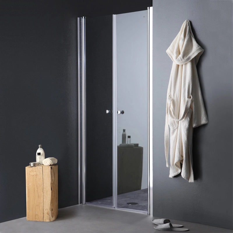 Porta doccia saloon per nicchia 80 cm