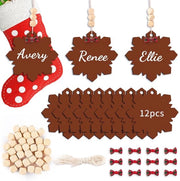 Nome di Natale Personalizzato - Unico - 5 pezzi - Legno