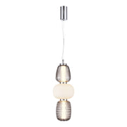 Lampada a sospensione Caro Milagro LED 28W cromo Ø17cm