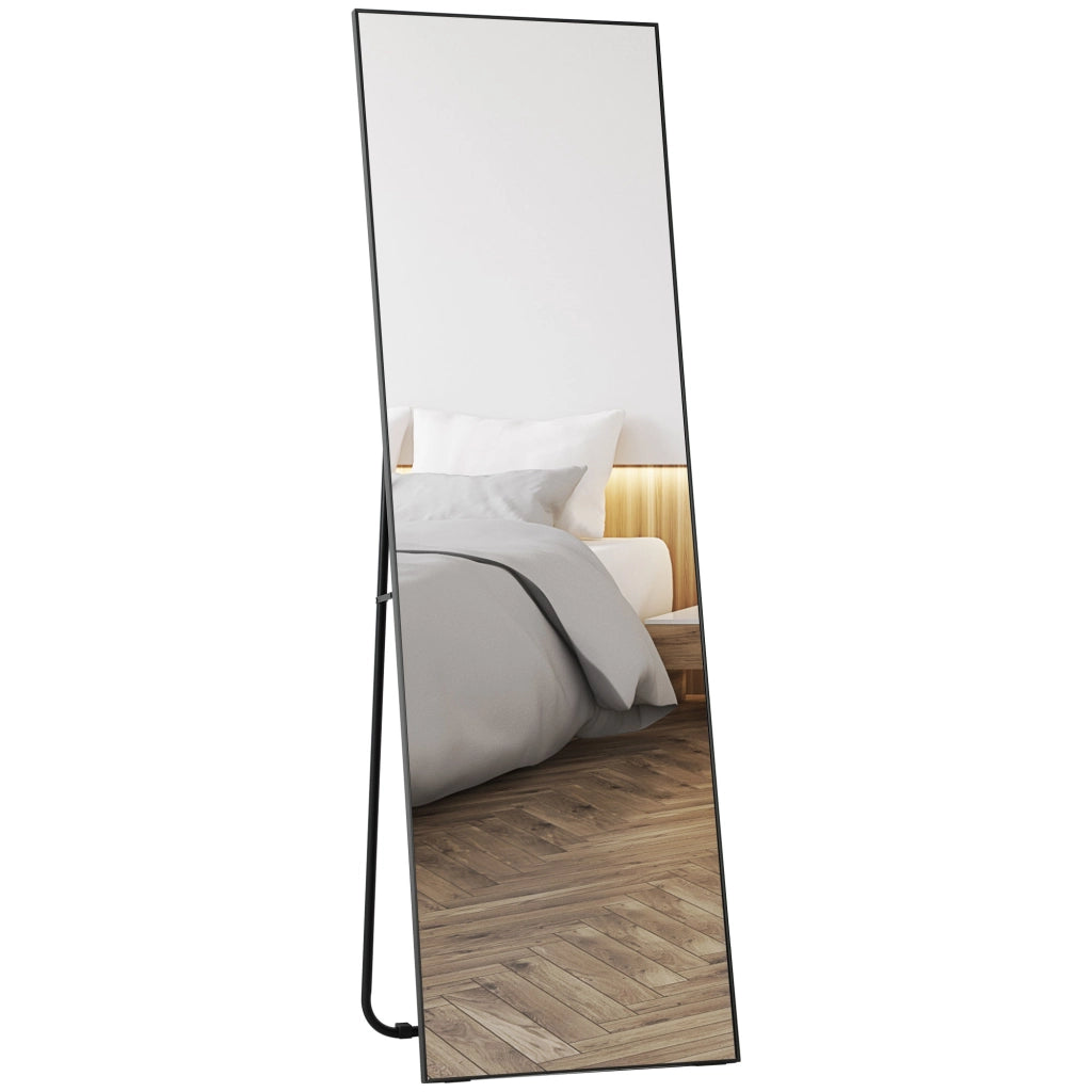Specchio rettangolare a tutta altezza ¨C zephmum ¨C 50x160 cm nero