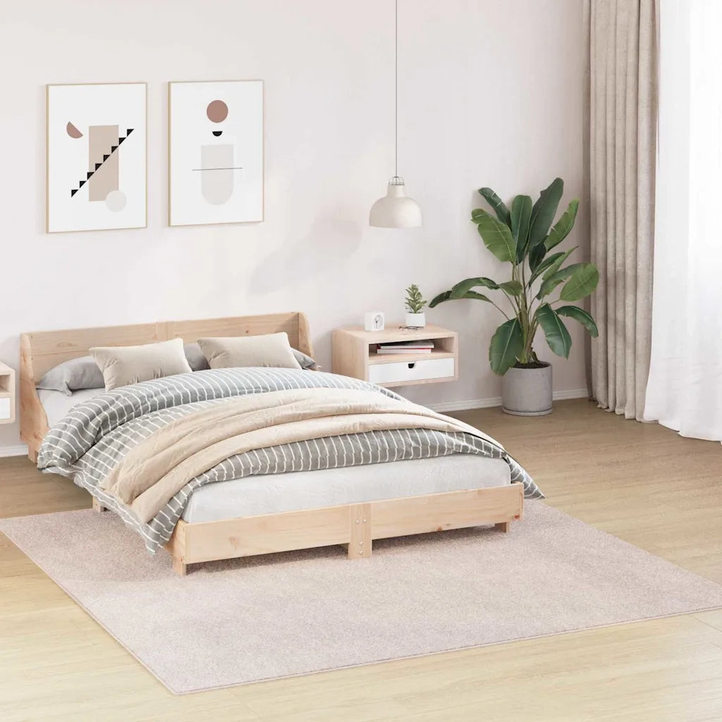 Tappeto del soggiorno | Tappeto Shaggy Antiscivolo Crema 200 x 200 cm PP