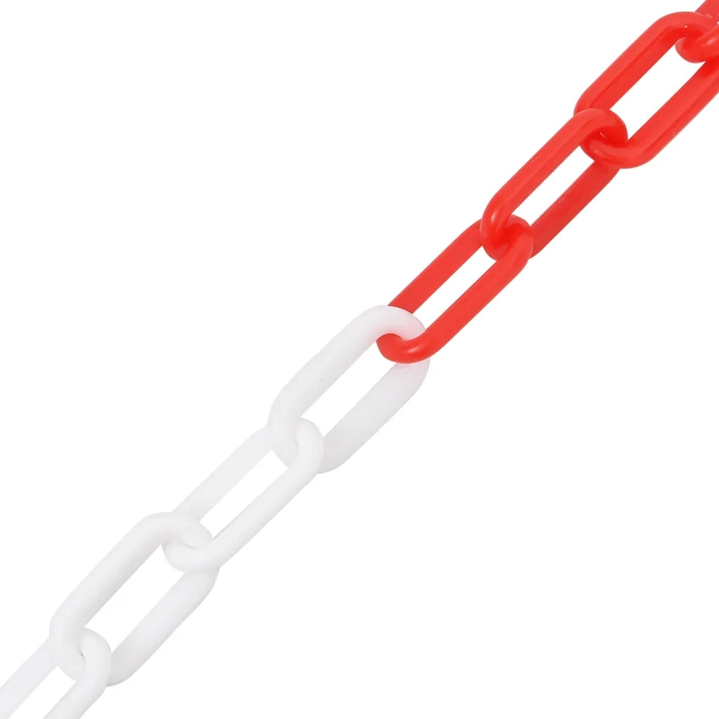 Catena Segnaletica Rossa e Bianca 30 m Ã˜4 mm in Plasticacod mxl 73450
