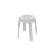 SGABELLO ROCKET 35XH45CM BIANCO IMPILABILE