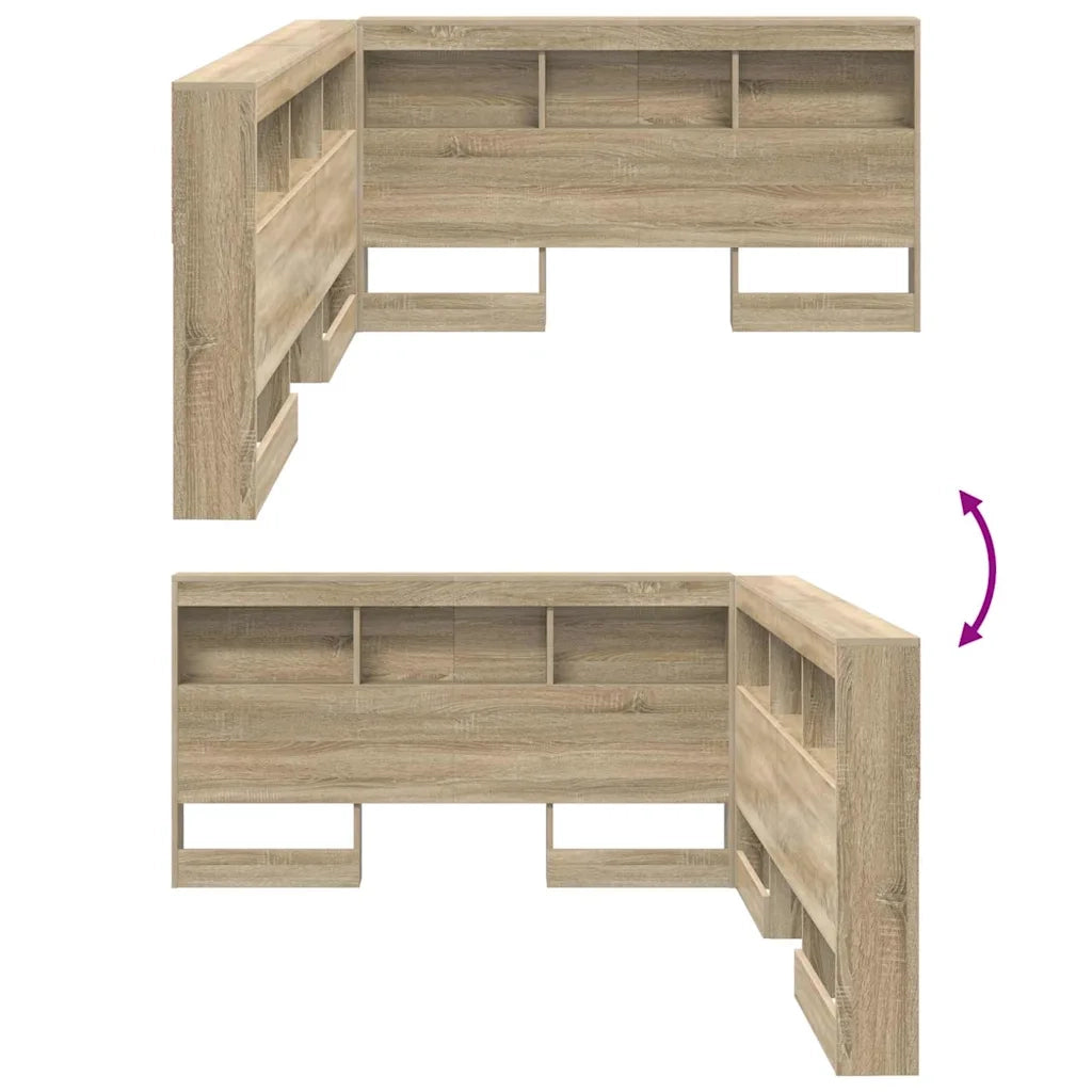 Testata contenitore Rovere Sonoma 150 cm Legno multistrato 3335495