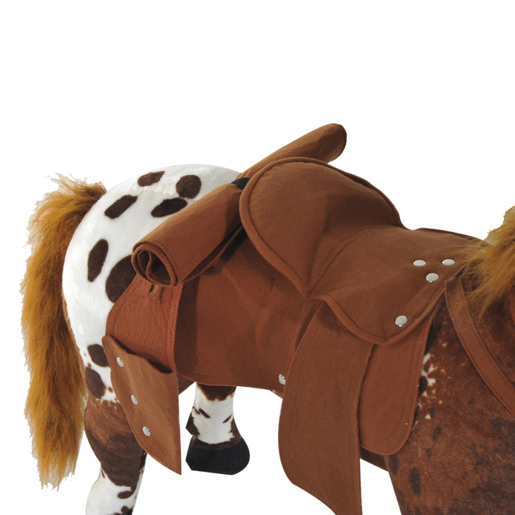 Cavallo a Dondolo Giocattolo con Sella e Suoni ¨C Zephmum ¨C Marrone