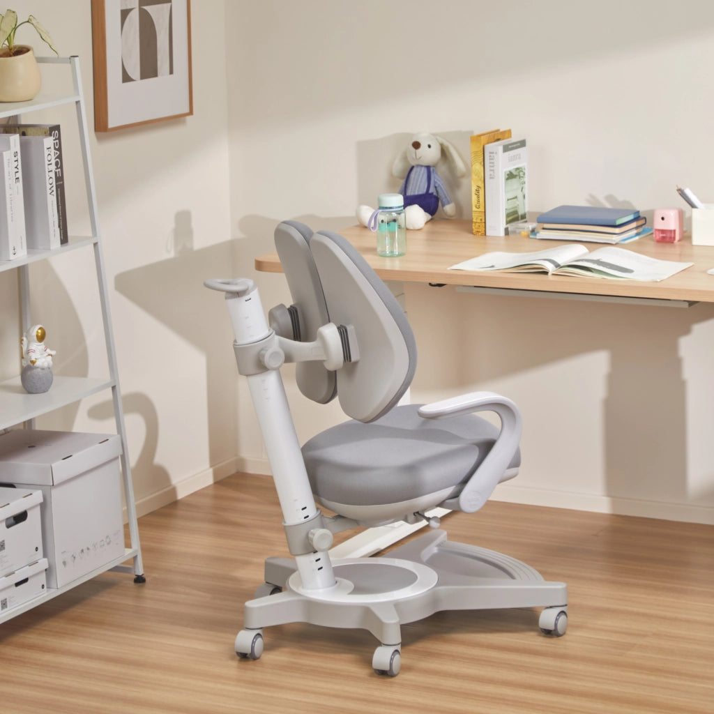 Sedia Girevole Partille per Bambini - Grigio [en.casa]