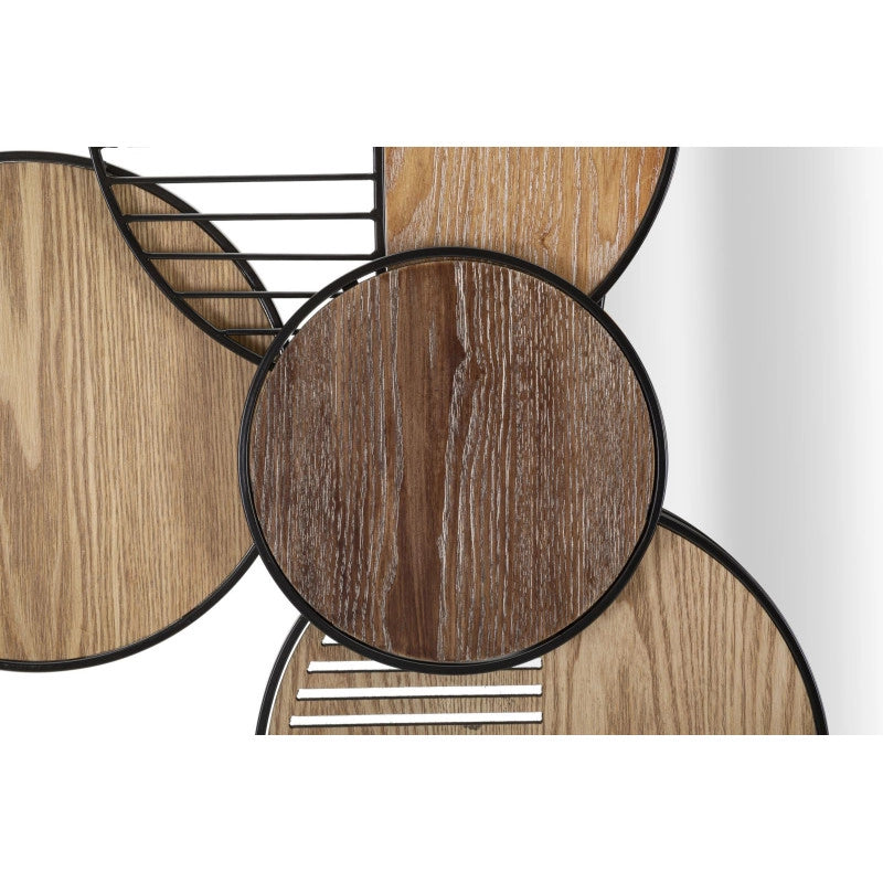 Specchio Da Muro Woody cm 123,2x4,4x63,5